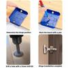 Blue Hinge Drilling Locator ABS Installation Auxiliary Tool  Woodworking