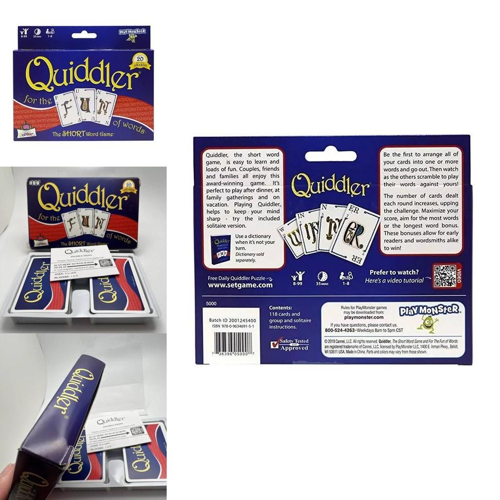 Увлекательная карточная игра Квиддлер для семьи и друзей с дизайном «Пять корон», идеально подходящая для стратегии и веселых посиделок