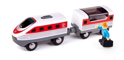 Hape E3774 Работает на экспресс-поезде Набор 11 x 5 x 4 см Возраст 3 года и старше Деревянная игрушка для игры батарейки!
