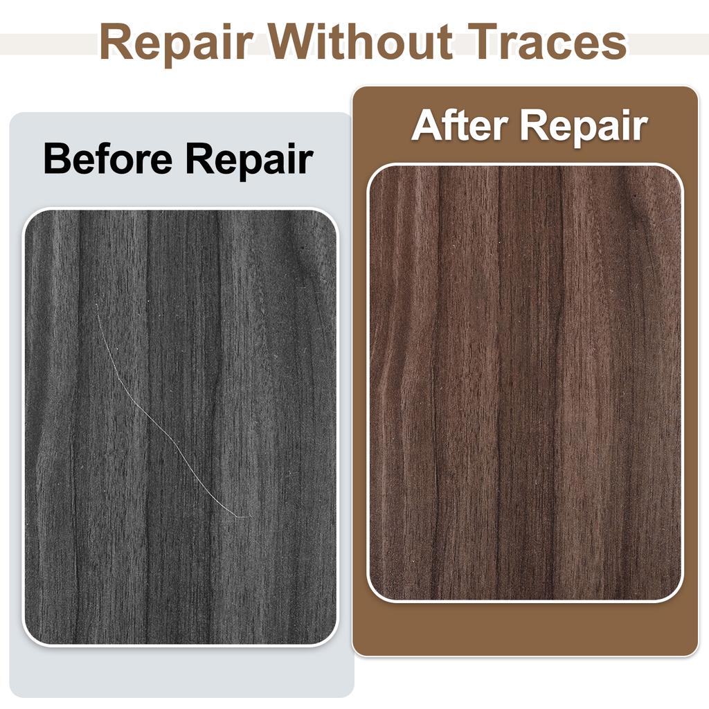 3/5Pcs Furniture Repair Kit Patch Paint Pens Wood Furniture Markers Touch Up Wood Filler Sticks for Scratches Wooden Floor Table