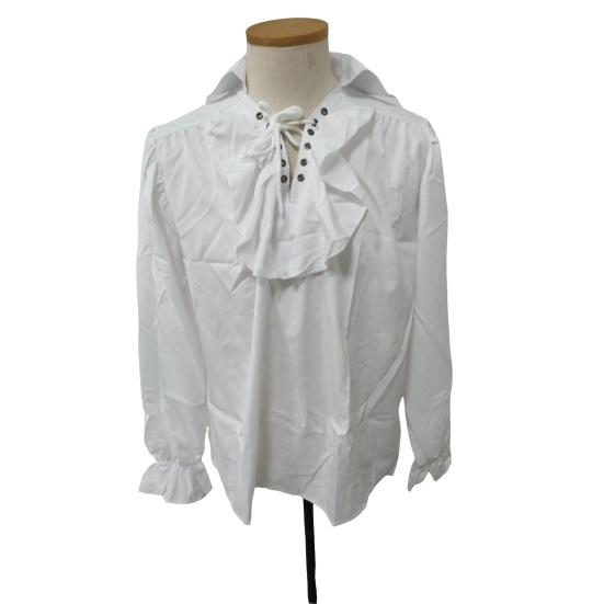 Мужская рубашка в стиле Ренессанс, костюм с рюшами и длинными рукавами на шнуровке, средневековая рубашка в стиле стимпанк, пиратская рубашка для косплея, сценическая драма