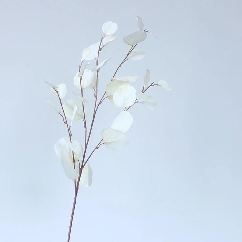 1/3pcsArtificial Plant Long Stems Eucalyptus Leaf Leaves Plants Money Leaf Decor Wedding Shooting Prop Home vase table Diy Decor