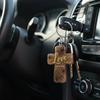 Мотивационная брелок-крестик Акриловый кулон Украшение для автомобиля Вдохновляющий брелок для ежедневного использования и аксессуары для путешествий