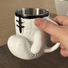 Double Wall Coffee Cup with Handle Water Cup Personalized Boxing Glove Mug  Men Boy Gifts