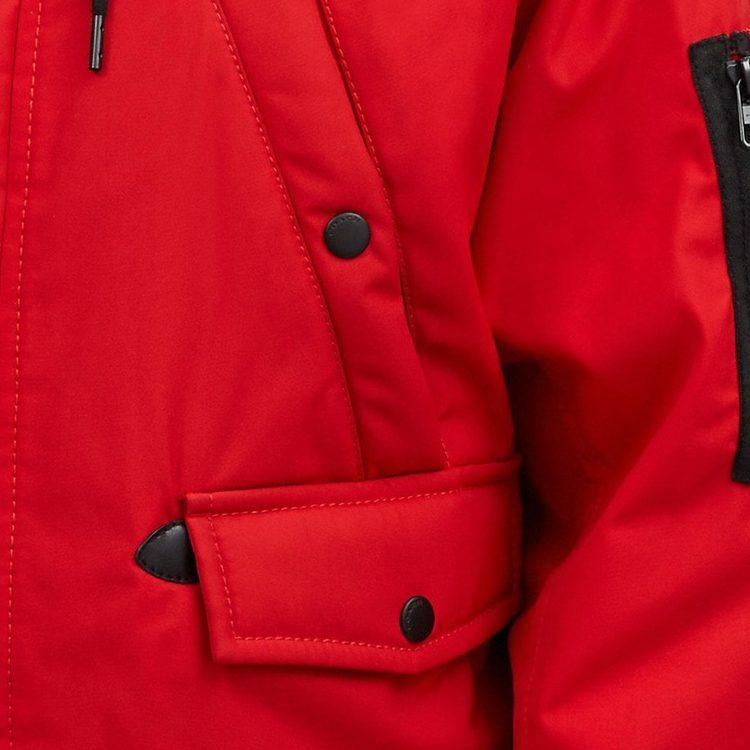 Coach Парки Мужские Красные Съемный Воротник Умеренный CE337-RED