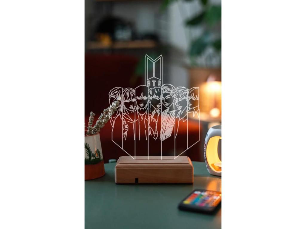 Bts Bangtan Boys Bts Army V2 16 цветов ночник