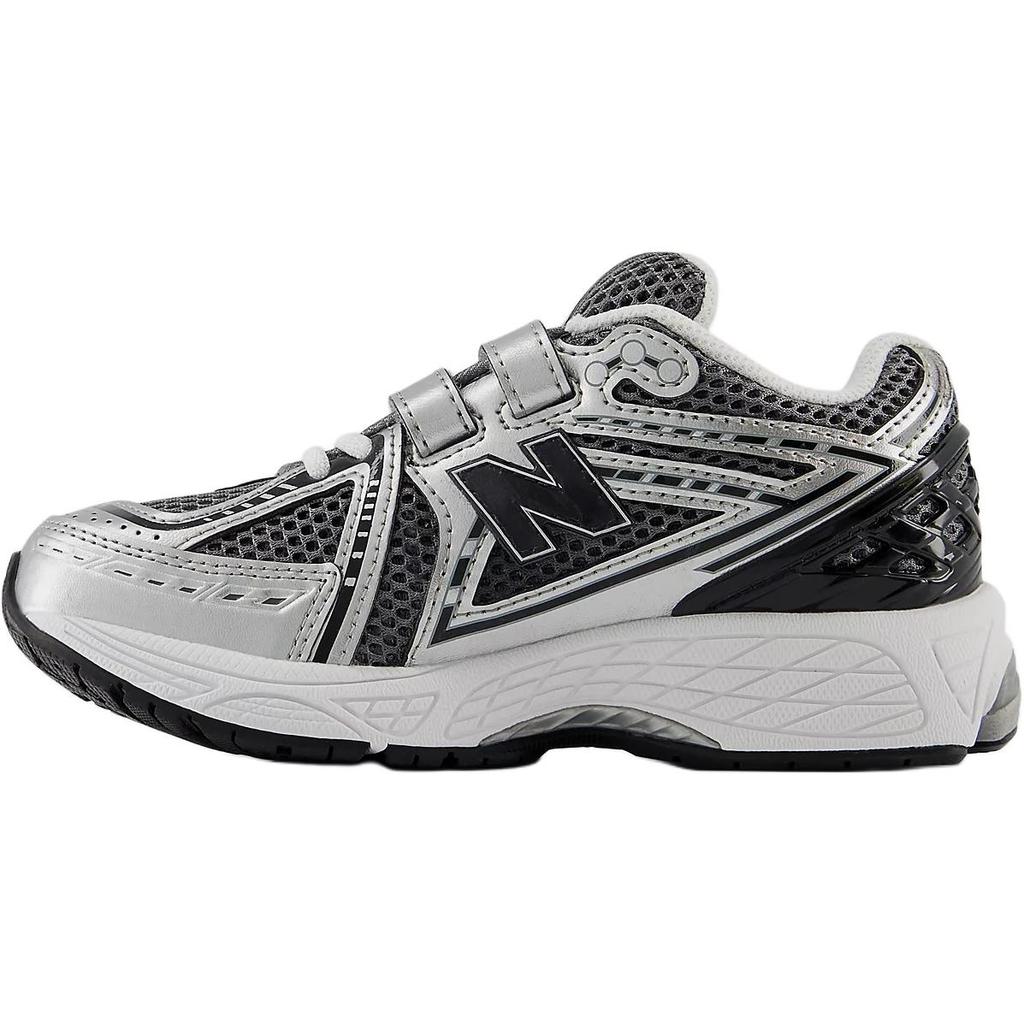 New Balance 1906 Comfortable Versatile Shock Absorption Support Low Top Running Shoes Kids Running Shoes Silver Black PV1906CG