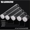 Barrow 50mm Diameter Acrylic Cylindrical Tank Transparent Wall 60/90/140/190/240mm Length Water Cooling Reservoir DDC/TKDDCG50