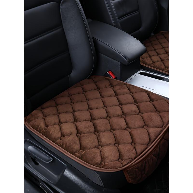 2 шт. Подушки на сиденья автомобиля из короткого плюша с нежной подкладкой из пуха, с нескользящим дном и сумкой для хранения, Универсальные для автомобиля, грузовика, внедорожника, офисного кресла