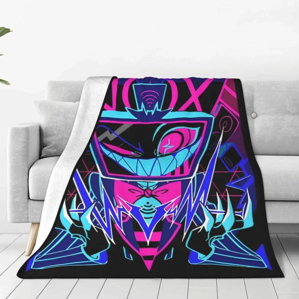 Vox Hazbins Hotels Game Blankets Flannel Funny Breathable Throw Blanket for Bed Covered Spring/Osien