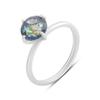 Серебряное кольцо с мистик топазом 1.95ct, вес изделия 2,25 гр (2190349)
