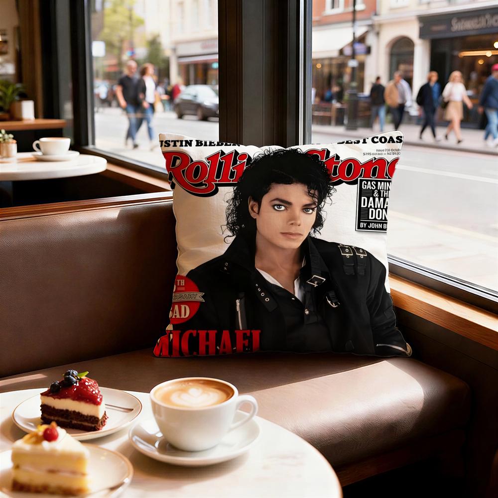 Artist Michael Jackson Cushion Cover Decorative Cushion Cushions Covers Cover Sofa 50X50 Pillow 4 Piece 45X45 40X40 Pillowcase