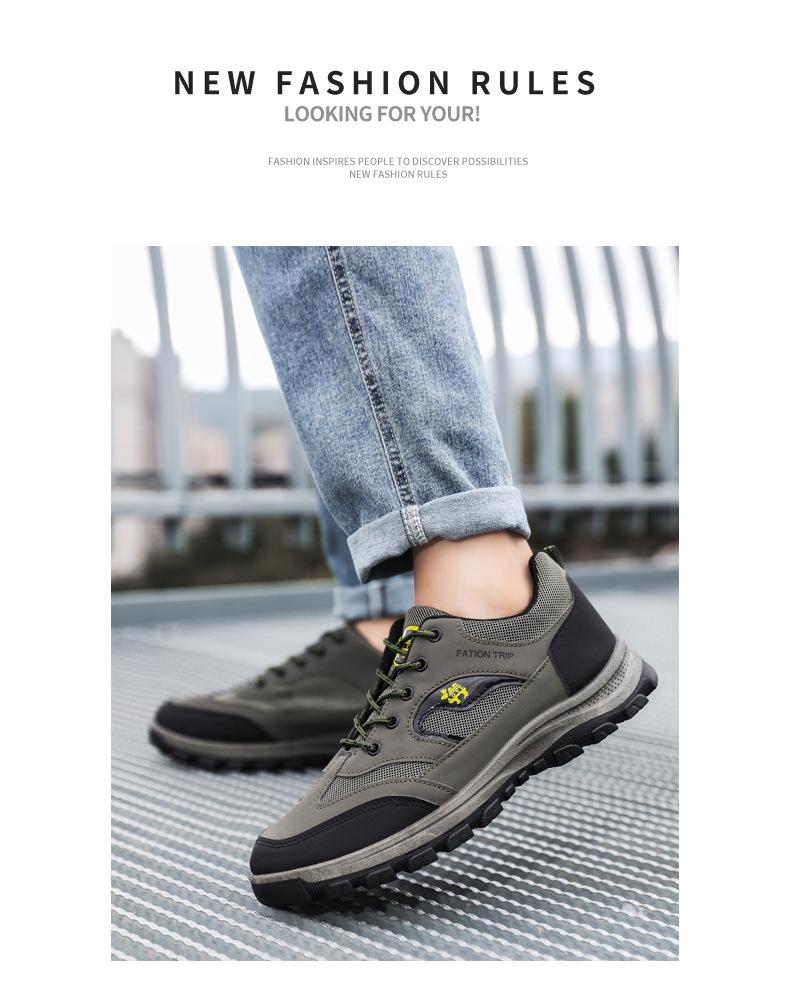 Мужские водонепроницаемые нескользящие походные ботинки — прочные и удобные для приключений на свежем воздухе и прогулок