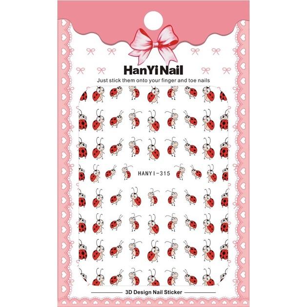 Самоклеящаяся наклейка для ногтей Жираф Божья коровка наклейка для ногтей украшение для ногтей
