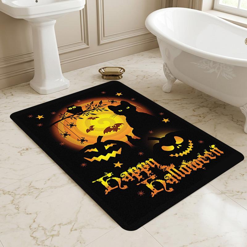 Halloween Night Living Room Nonslip Area Rug Soft Carpet For Bedroom Game Playroom Sofa Office Home Decor Doormat Christmas Gift C9301246