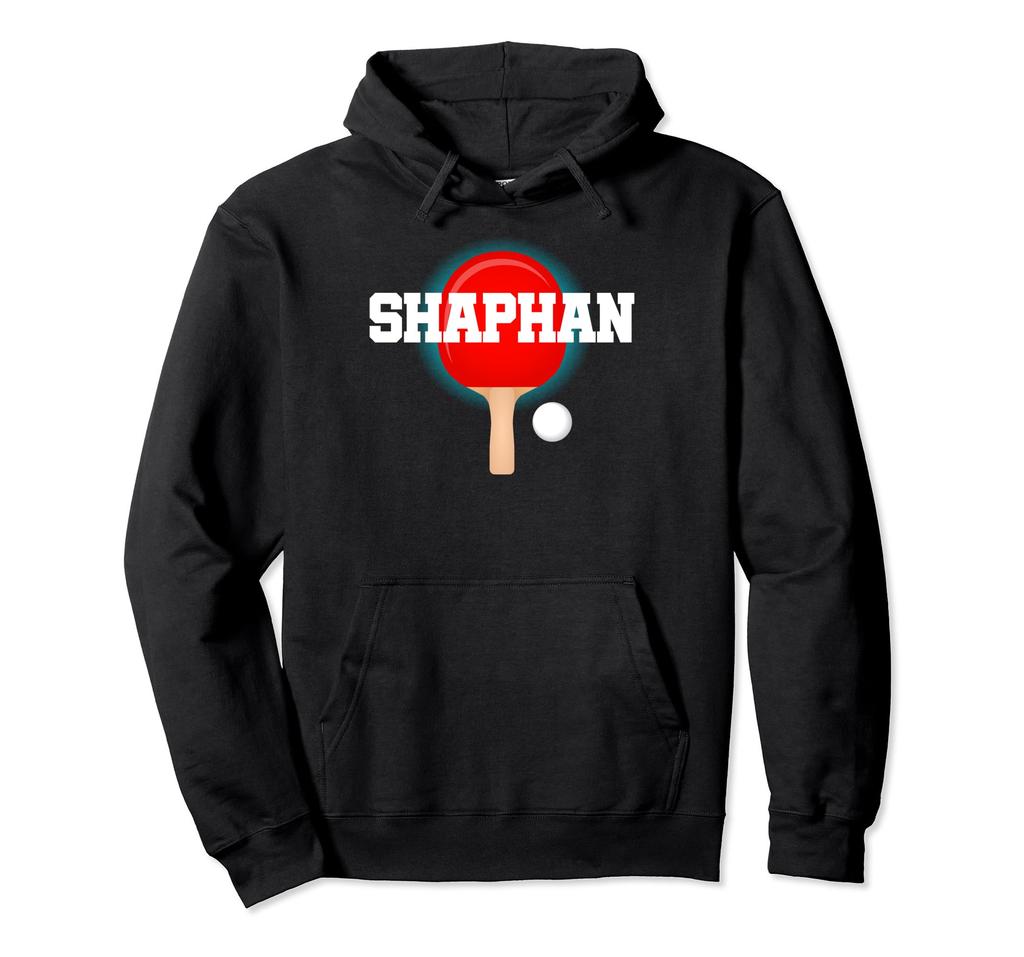 Shaphan Name Boys Table Tennis Ping Pong Game Racket Sports Hoodie
