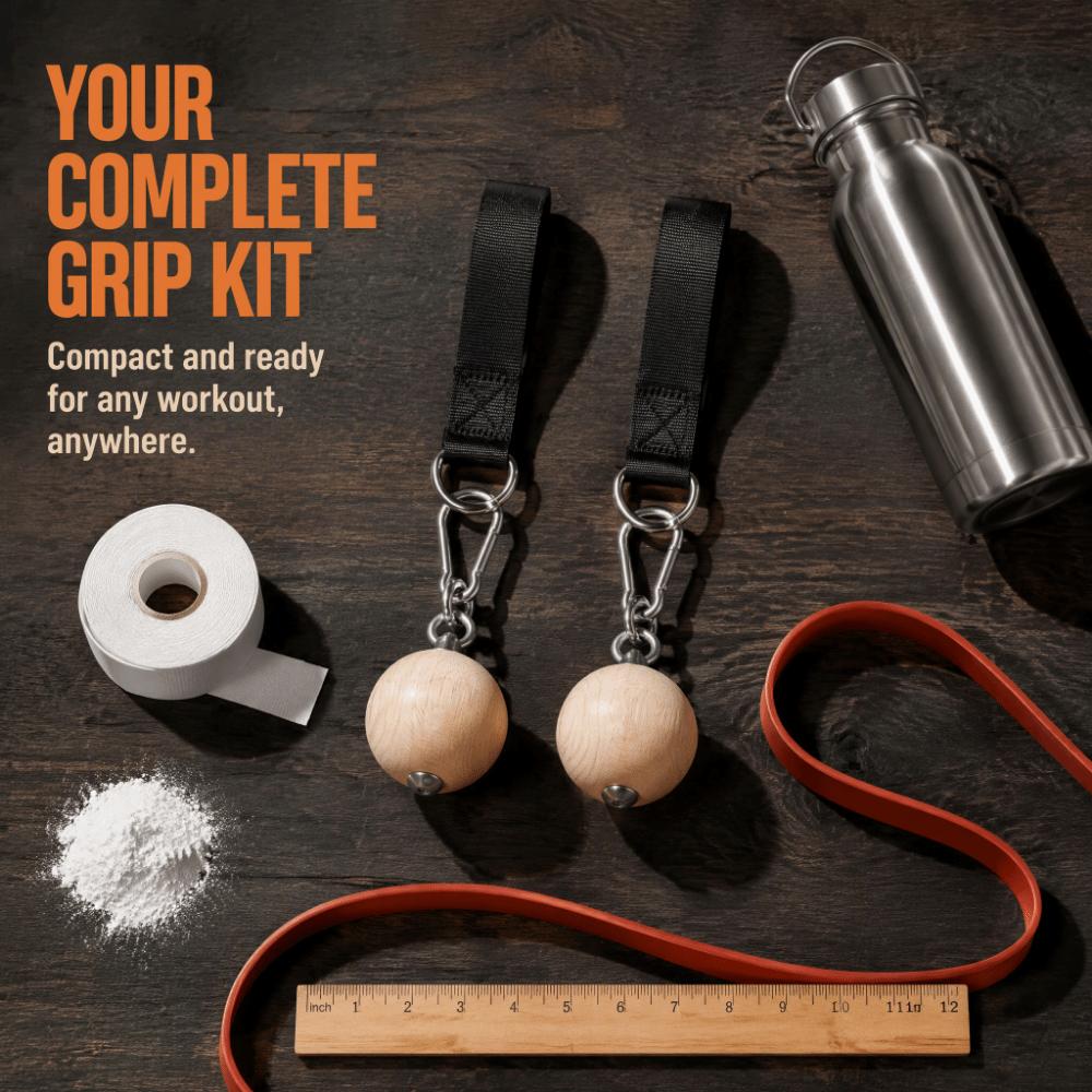 6pcs Nylon Webbing Pull Up Ball Grip Stainless Steel Carabiner Pull Up Ball  Home