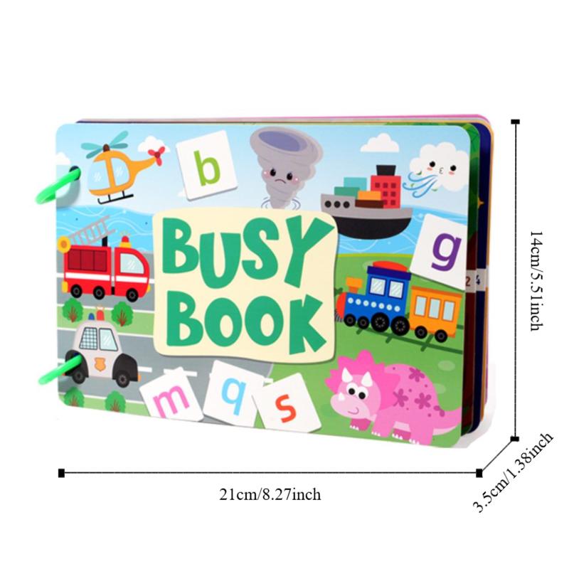 Многоразовое наклеивание Тихие наклейки Книга Бумага DIY Детская развивающая книга-игрушка Монтессори Тихая развивающая книга Дети