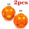Hot 2Pcs 3D Printed Press-To-Spin Fidget Ballone Click Deform Fidget Spinner Ball Smooth Rotating Stress Relief Sensory Toy