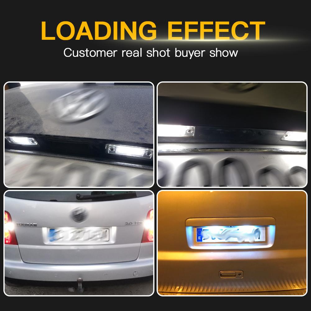 #3B5998026 Для VW Passat B5.5B6 Transporter T5 Caddy 04-14 Golf Plus 05-09 Jetta 05-10 Touran 03-10 Светодиодная подсветка номерного знака