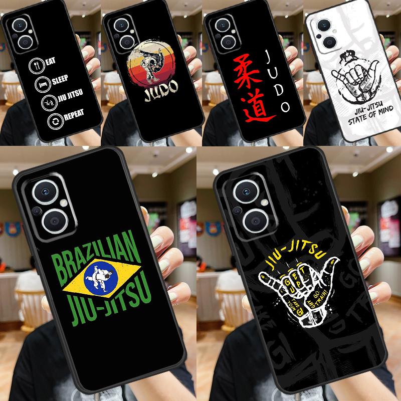 Judo BJJ Jiu Jitsu Case For OPPO Reno 10 Pro 11F 4Z 5Z 8T 4 5 6 7 8 Lite OPPO Find X2 X3 Neo X5 X6 Pro Cover