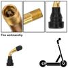 Tubeless Tyre Valve Stems Electric Scooter PVR50 PVR60 PVR70 Snap-in Rubber Base Air Tyre Valve Stem For Xiaomi M365 for Ninebot Max G30 Kickscooter