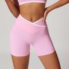 Европейские и американские йога-шорты с высокой талией и эффектом пуш-ап ягодиц - Женские трехточечные фитнес-брюки