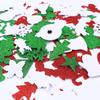 Креативные рождественские наклейки из ЭВА с золотыми блестками: Дизайны «Снежинка» и «Дерево»