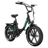 KOOLUX KL6S Adult Folding Electic Bicycle 500W Motor 48V15.6Ah Battery 20 Inch Fat Tires Electric Bike City Outdoor Off-Road E-Bike