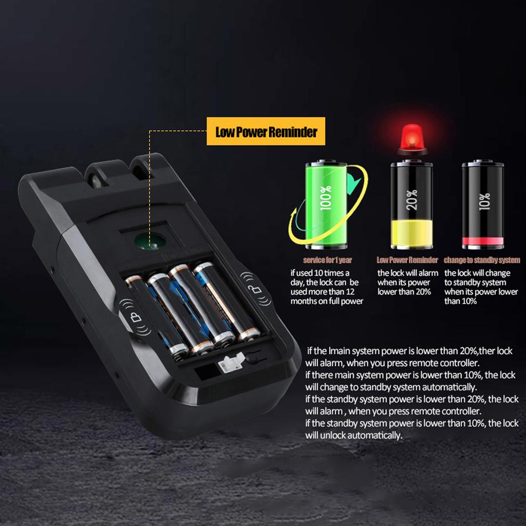 WAFU Smart Lock Electronic Keyless Door Lock Wireless Invisible Keyless Electronic Lock Remote