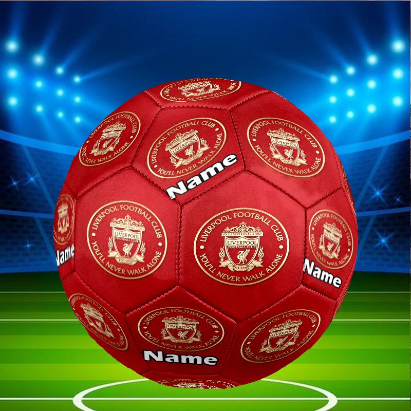 Custom Name Personalized Liverpool F.C-A Print Size 5 Soccer Ball Training & Match Football, for Team, Kicking, Gift for Football Enthusiasts