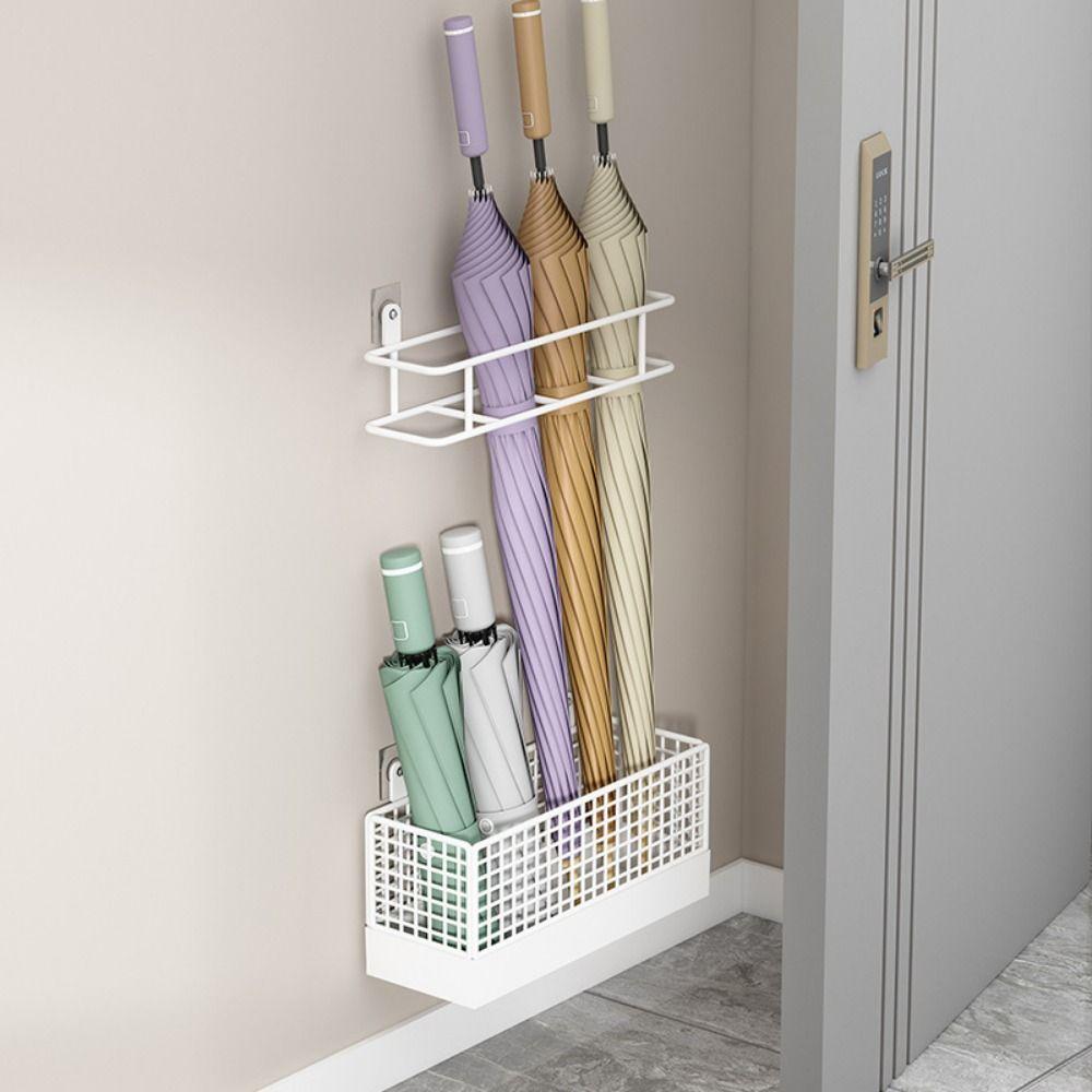 Rust-Resistant Umbrella Holder Metal Umbrella Stand Durable Umbrella Organizer Dorm