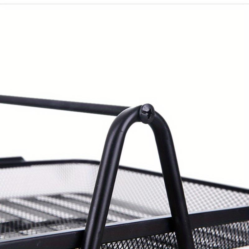 1шт 3-х уровневый настольный держатель для файлов, настольный лоток для бумаги, офисный держатель для файлов, складной держатель для файлов