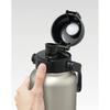 Skater Direct Bottle with Handle 1200ml Water Bottle Mug Bottle Silver STD12H-A