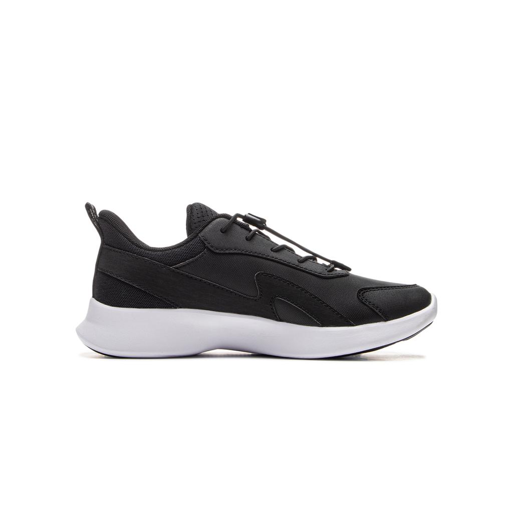 Li Ning Kids Sports Lifestyle Series Fashion Versatile Durable Lightweight Shock Absorption Low Top Casual Shoes Kids Casual Shoes Black YKCU162-13