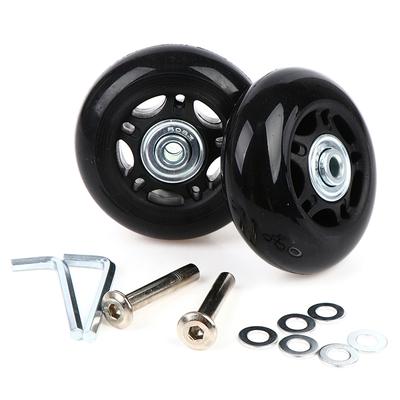 2 комплекта сменных колес для чемодана, осей и ремонтного набора гаечных ключей 68 мм