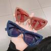 Cat Eye Sunglasses Women   Style Triangle Shades Clear Candy Color Eyewear Vintage Sun Glasses For Women