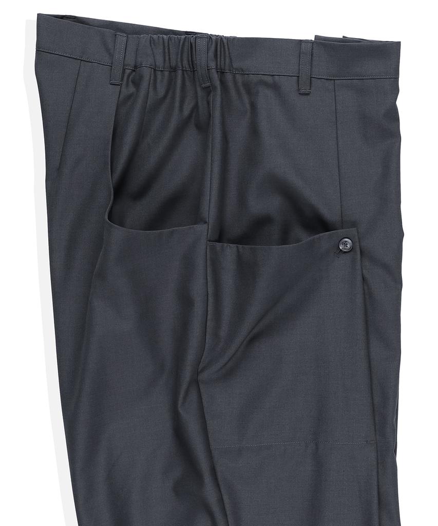 FORMLICH Curved Trousers / Dark Gray