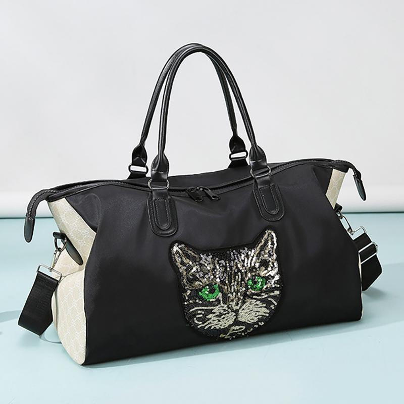 Большая вместительная дорожная сумка для женщин, спортивная сумка для йоги и фитнеса, студенческая сумка-органайзер на одно плечо, дорожная сумка для коротких поездок