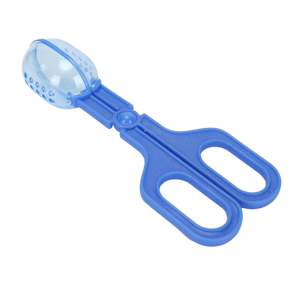 Reptile Feeding Clamp Reptile Feeding and Cleaning Tool Reptile Poop Scoop with Vents for Tortoise Lizard Frog Spider
