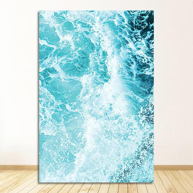 Плакаты с современными принтами, морской пляжный автобус, пальма, настенная живопись на холсте, скандинавское украшение, картина, скандинавский тропический пейзаж