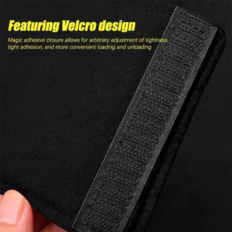 Защитный чехол для ручки двери автомобиля, многофункциональный поручень на крышу, замшевая накладка на ремень безопасности, защита плеча, украшение салона автомобиля