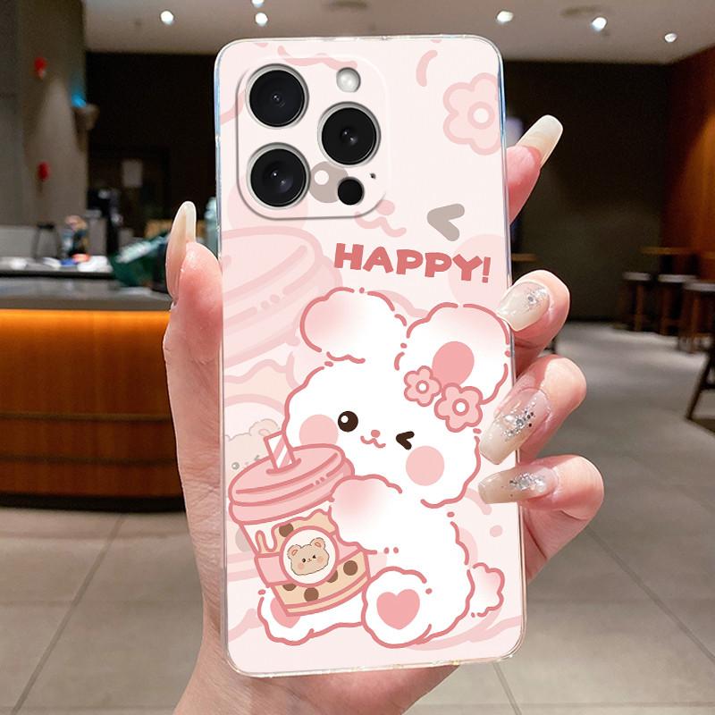 Чехол для iPhone 16 Plus 16pro 16promax Чехол Эстетичный Милый Крутой Мальчики Девочки Прозрачный Чехол для Телефона Для iPhone 16 Pro Max Чехол