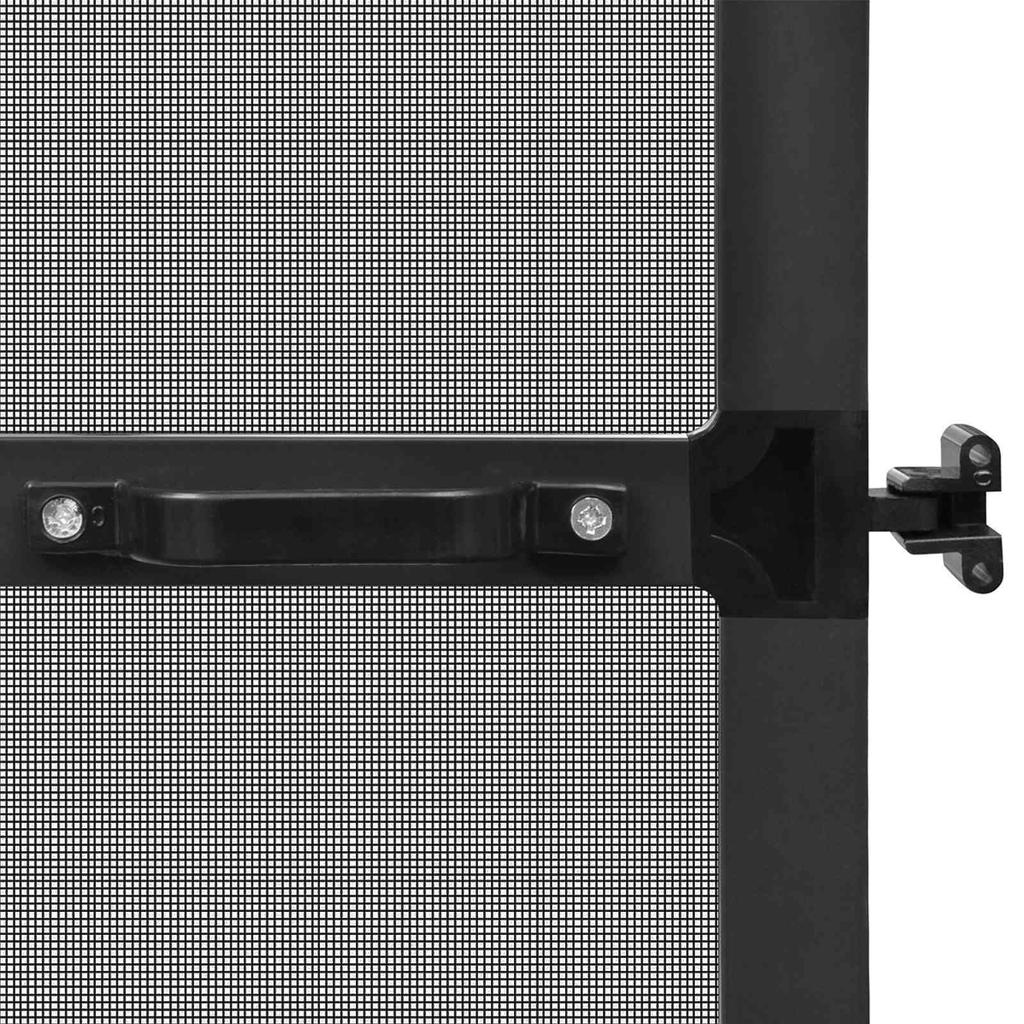 Поворотная москитная сетка Антрацит и Черный 120 x 240 см