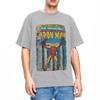 Iron Man Classic Retro Comic T Shirt Harajuku T Shirts Short Sleeves Aesthetic Tshirt Summer 100 Cotton Breathable Tees