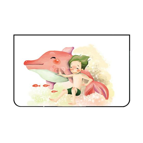 Прекрасный мультяшный принт автомобиля на заднее боковое окно, магнитная солнцезащитная шторка, солнцезащитный козырек