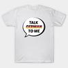 Футболка женская Talk German To Me Harajuku Print Kawaii футболка летняя с коротким рукавом женская футболка топ футболка