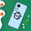 Мультяшный чехол-пингвин для Honor 200 Pro X9c X9b X9a X8a X8b X7a X6a X8 X9 50 70 90 Magic 5 6 7 Lite