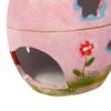 Pink Ceramic Egg Lantern 14cm