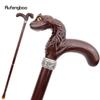 Brown Cobra Snake Wooden Fashion Stick Decorative Vampire Cospaly Party Wood Walking Cane Halloween Mace Wand Crosier 93cm